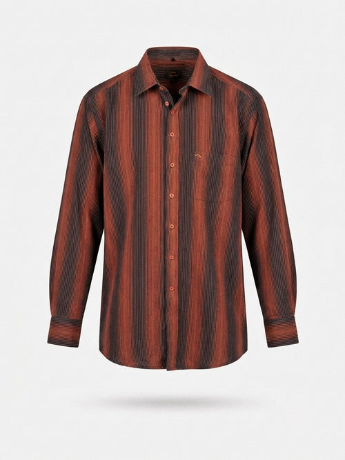 Burned Orange Striped
