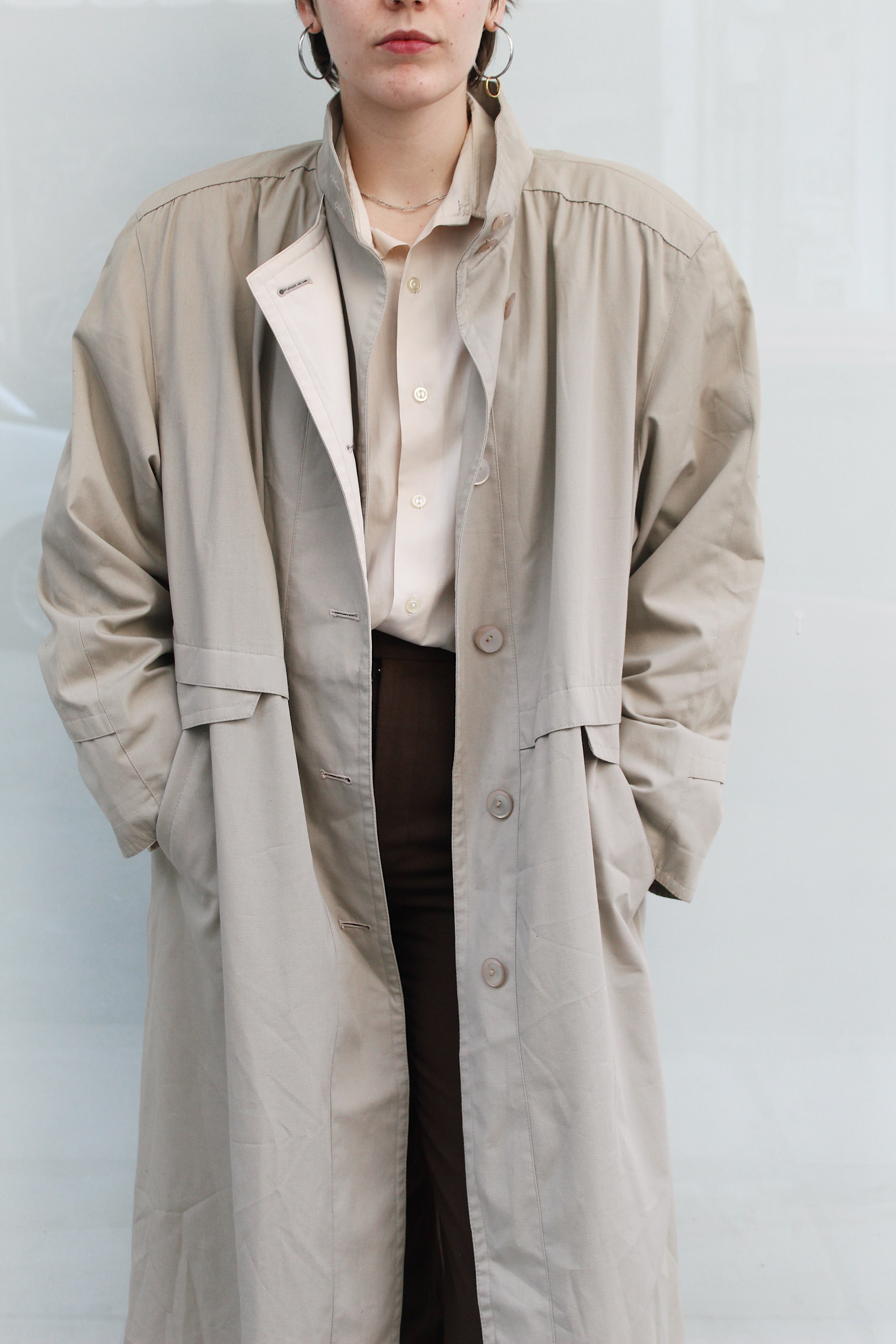 Beige Trench Coat