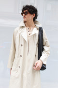 Maxi Light Beige Trench Coat