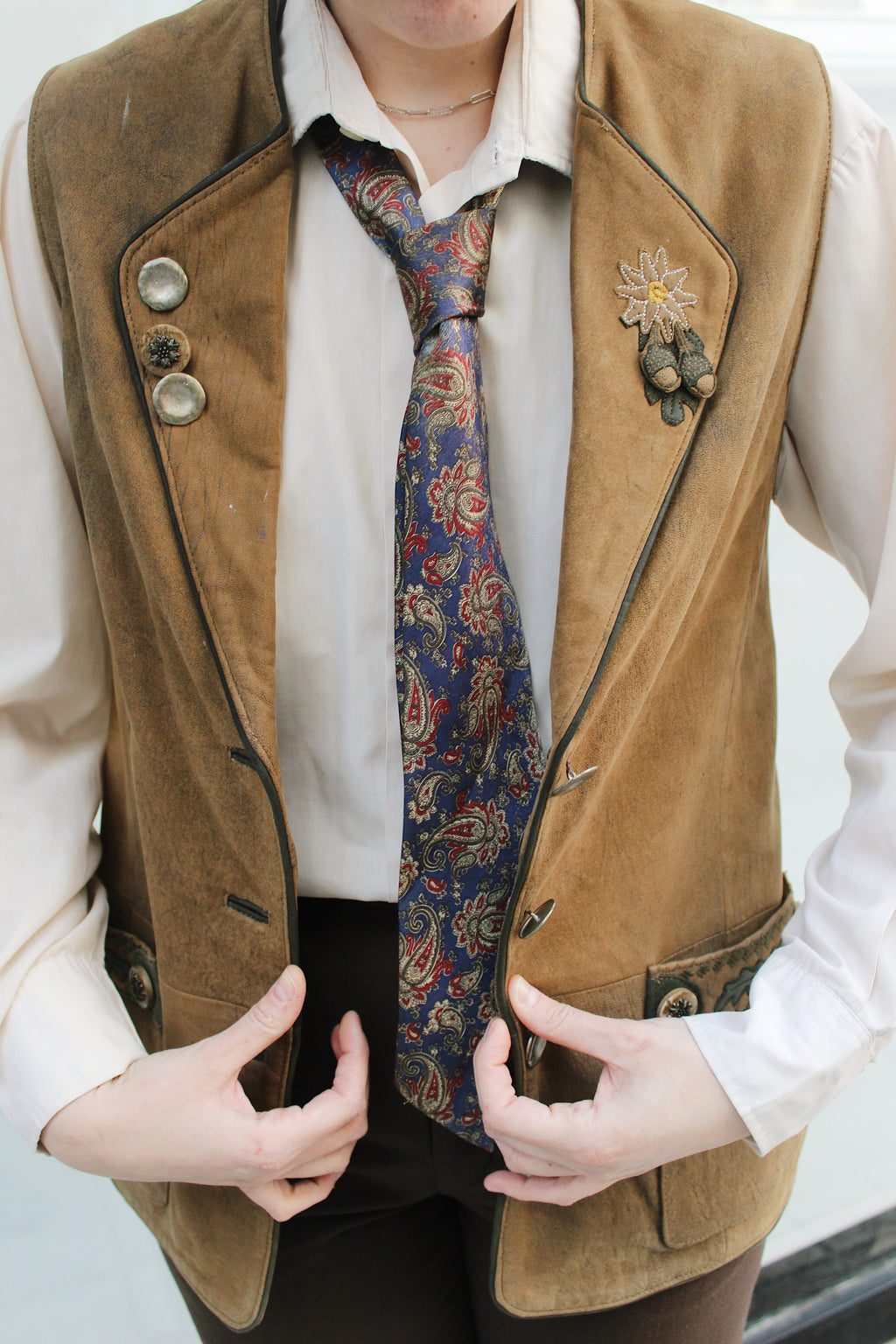 Suede Leather Vest
