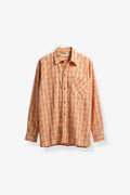Orange Plaid Long Sleeve