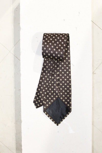 GEOMETRIC SILK TIE