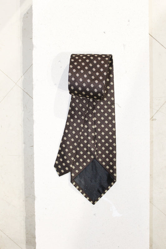 GEOMETRIC SILK TIE
