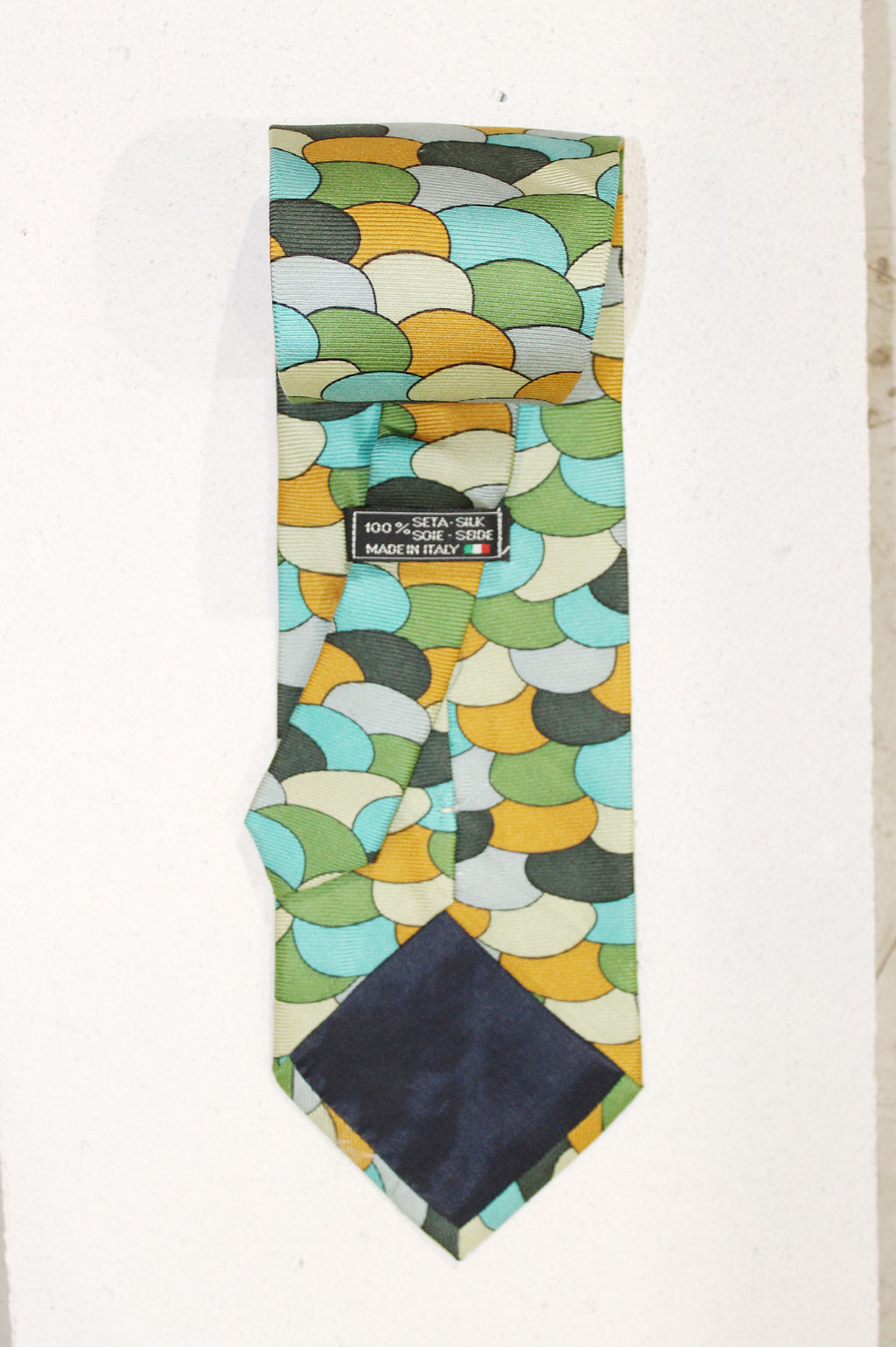 GEOMETRIC SILK TIE