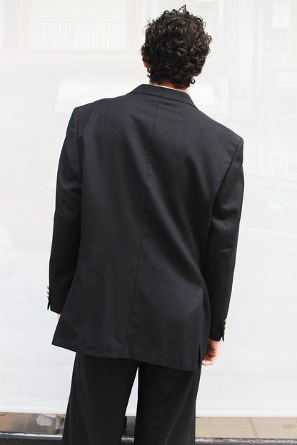 Wool Black Blazer