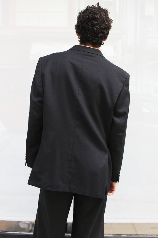 Wool Black Blazer