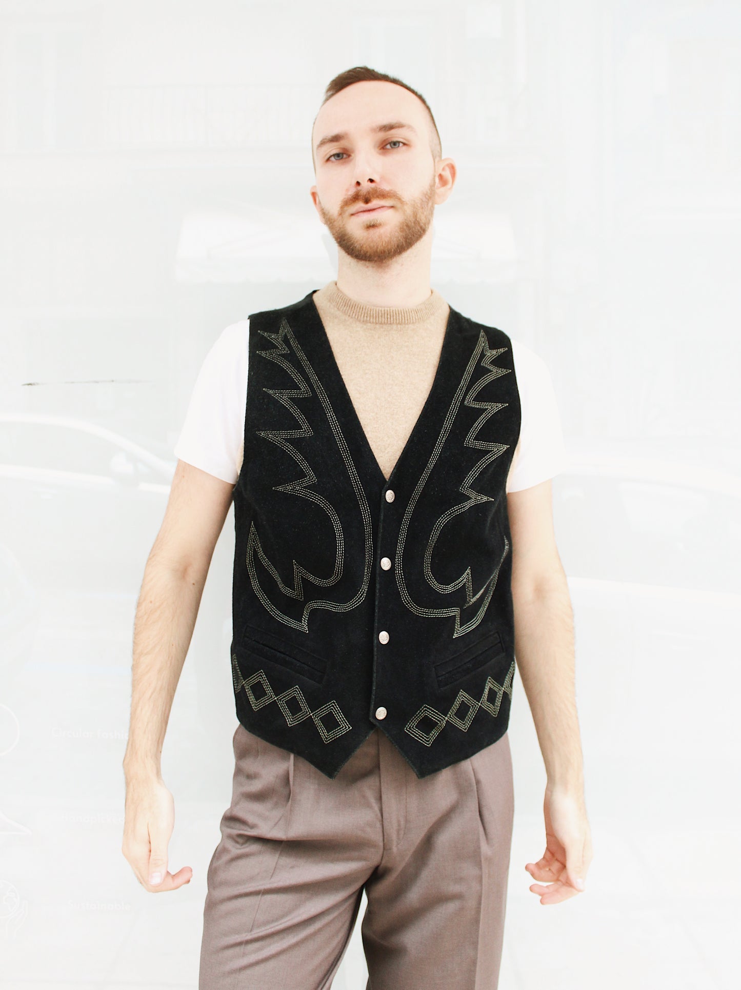 SUEDE LEATHER VEST