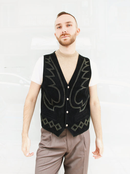 SUEDE LEATHER VEST