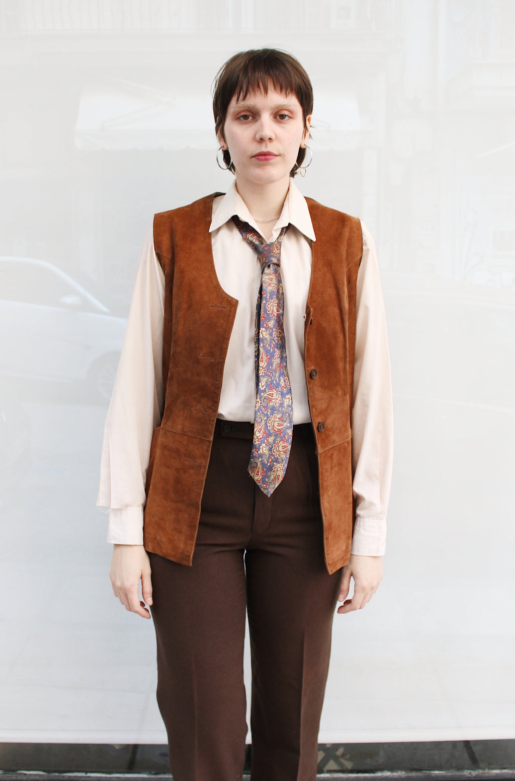 Suede Leather Vest