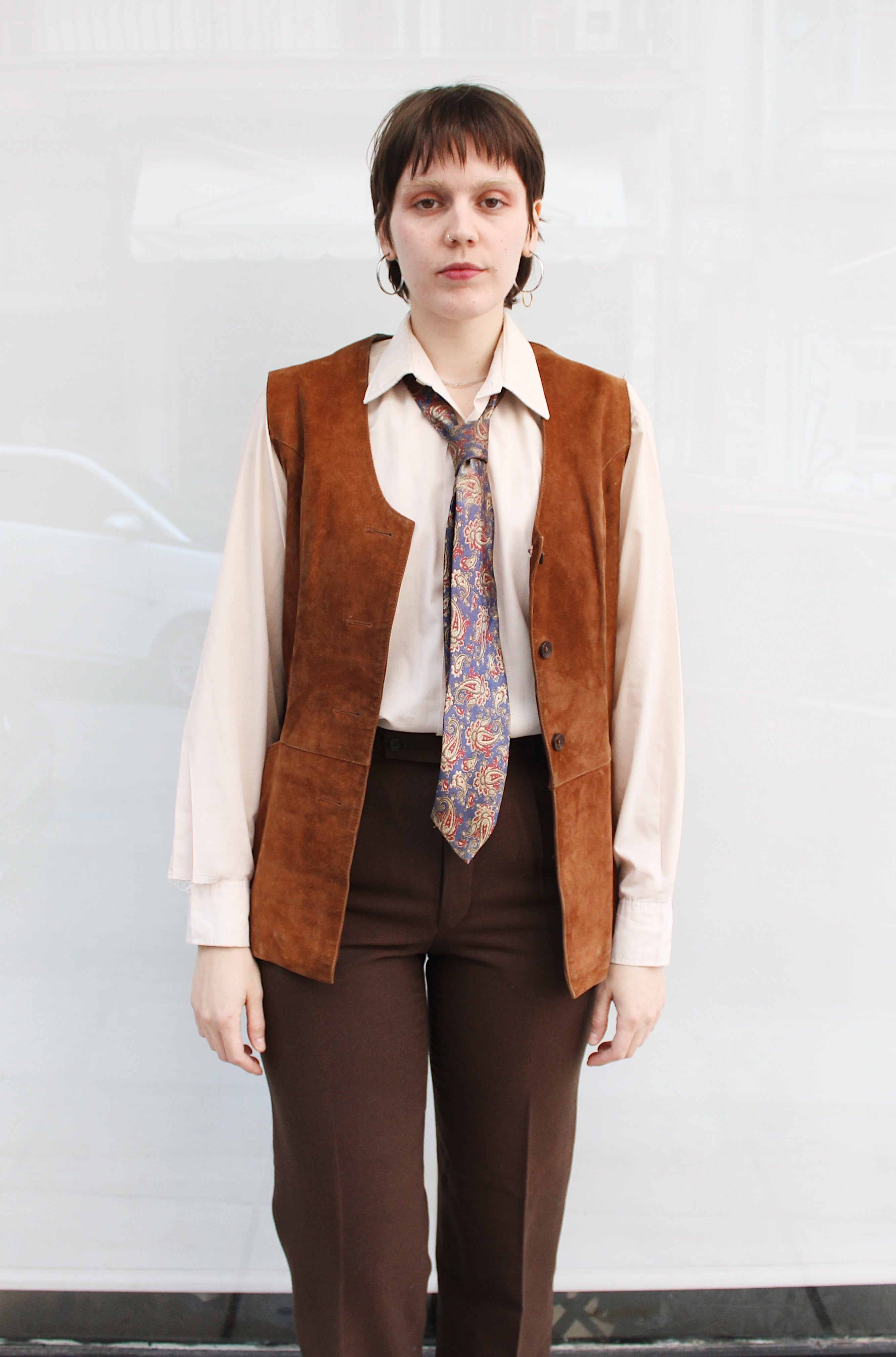 Suede Leather Vest