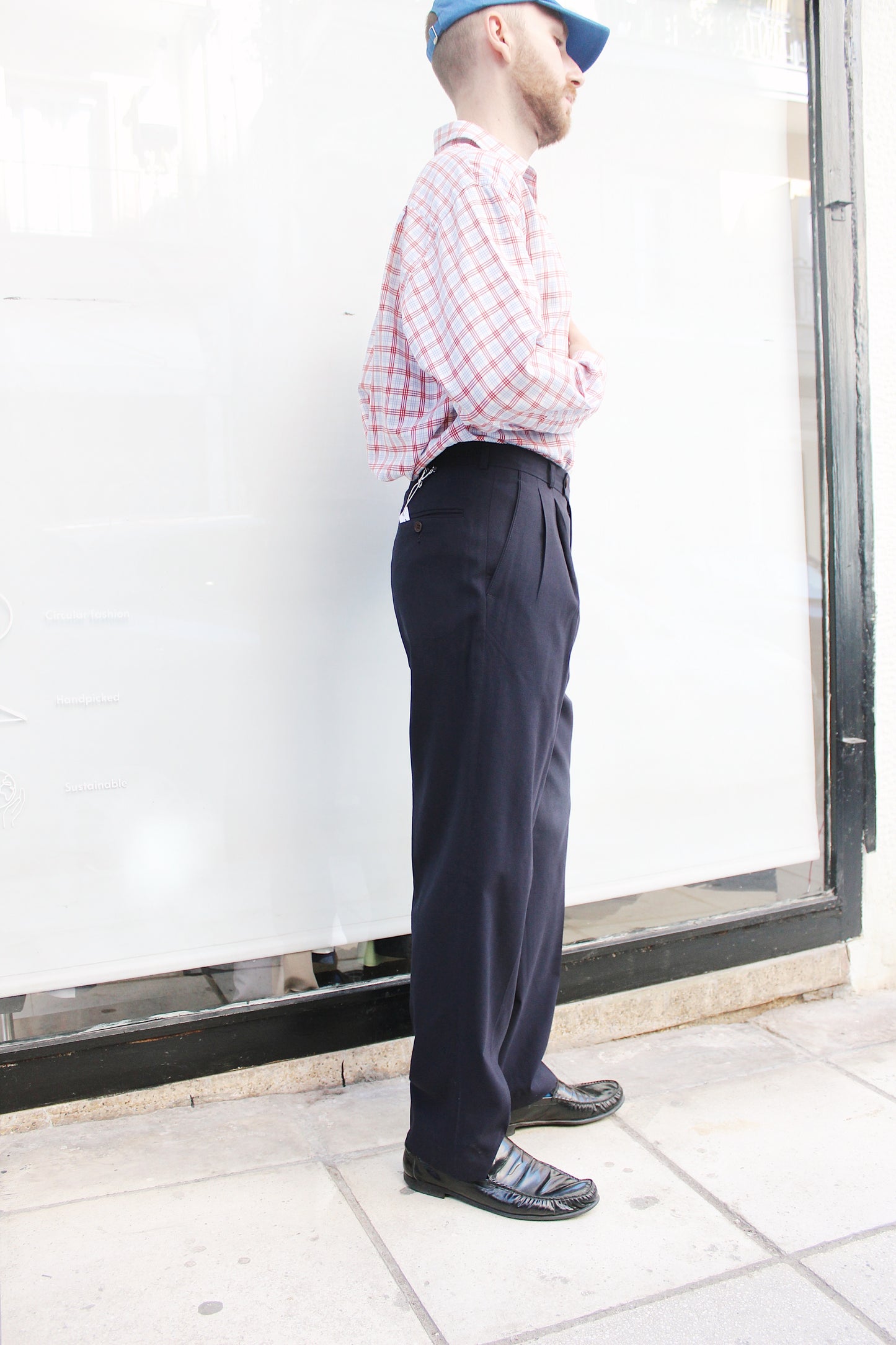 NAVY BLUE OFFICE PANTS