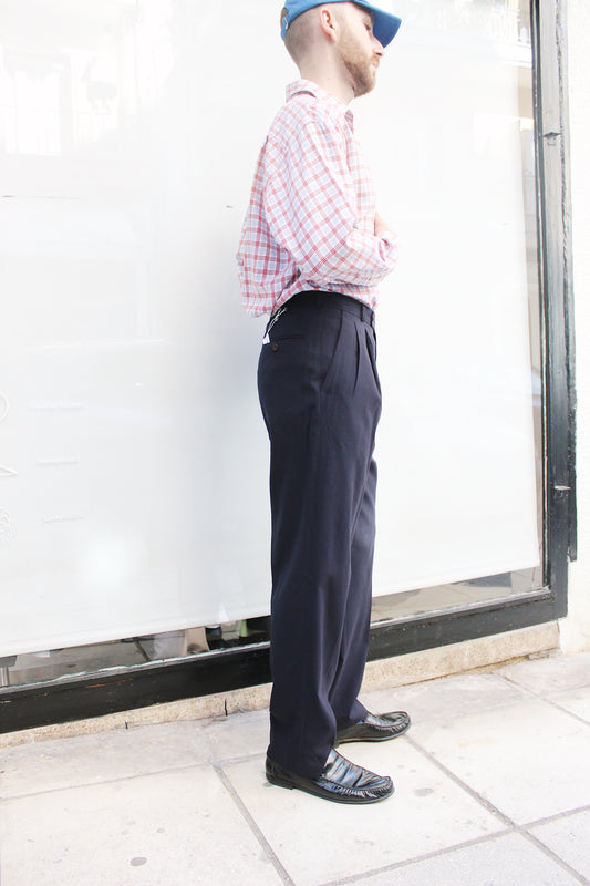 NAVY BLUE OFFICE PANTS