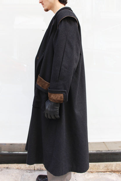 Austian Black Overcoat