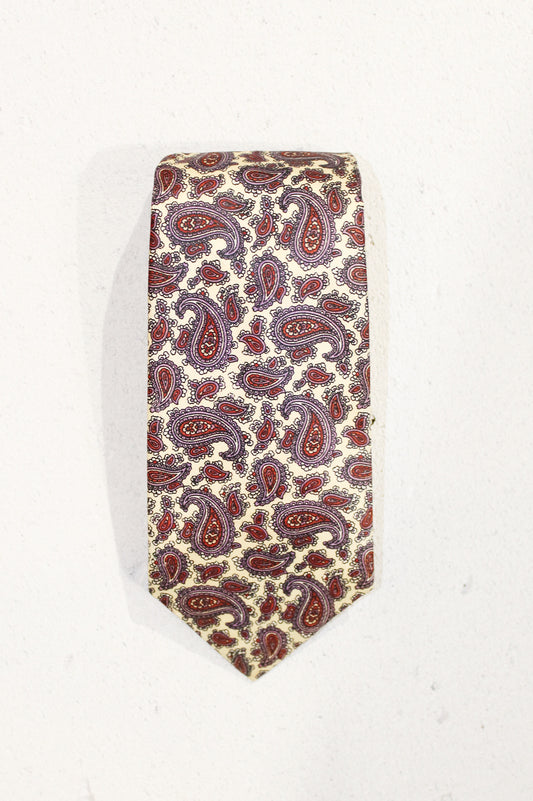 GEOMETRIC SILK TIE