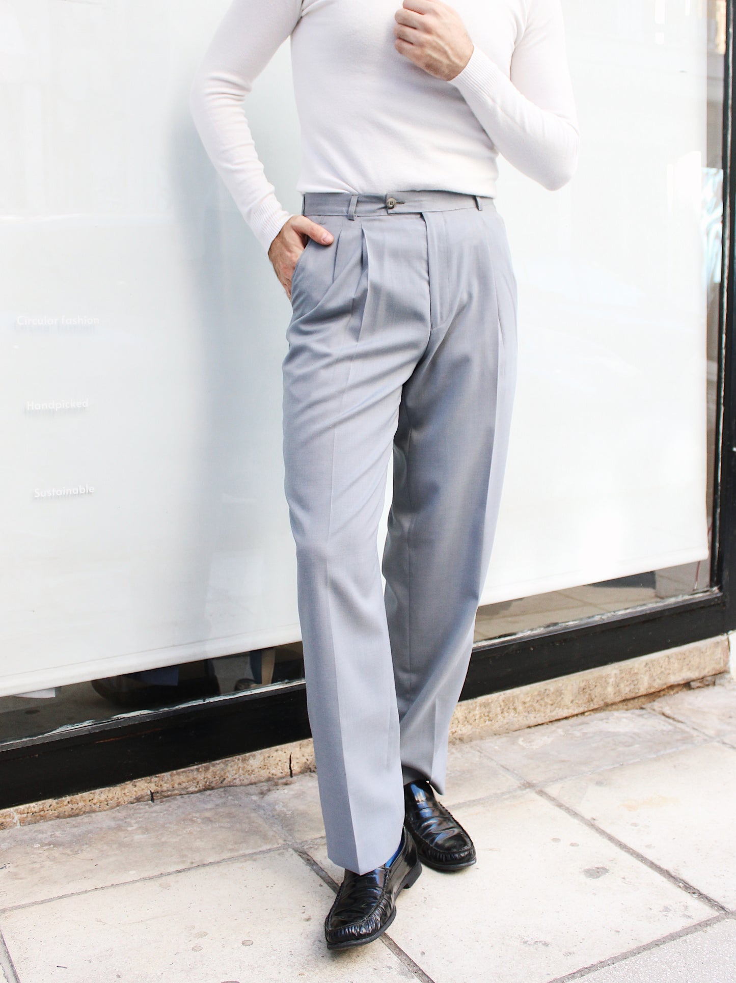 GRAY OFFICE PANTS
