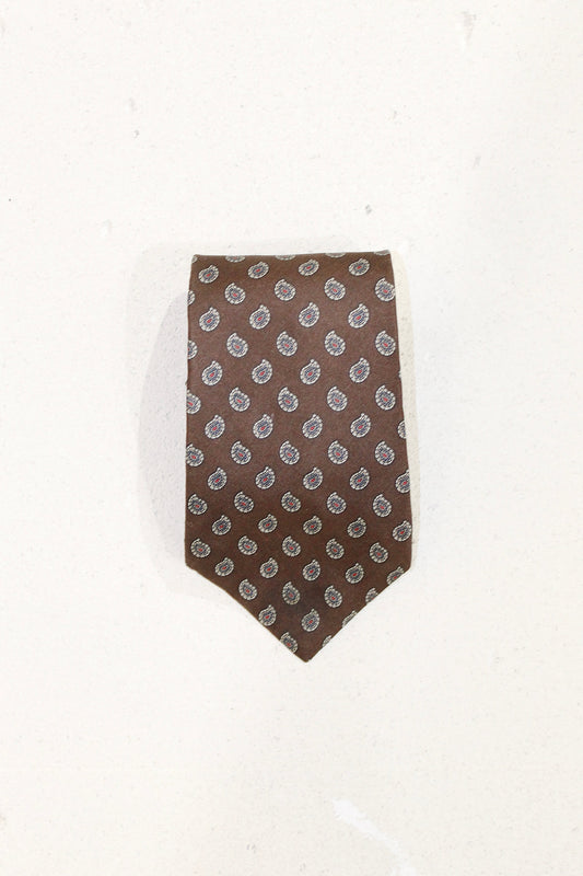 GEOMETRIC SILK TIE