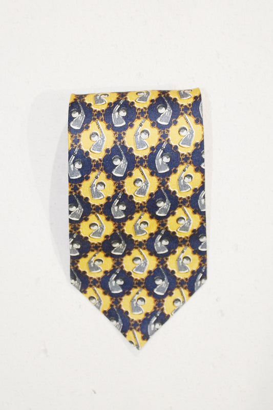 Flower Graphic Tie