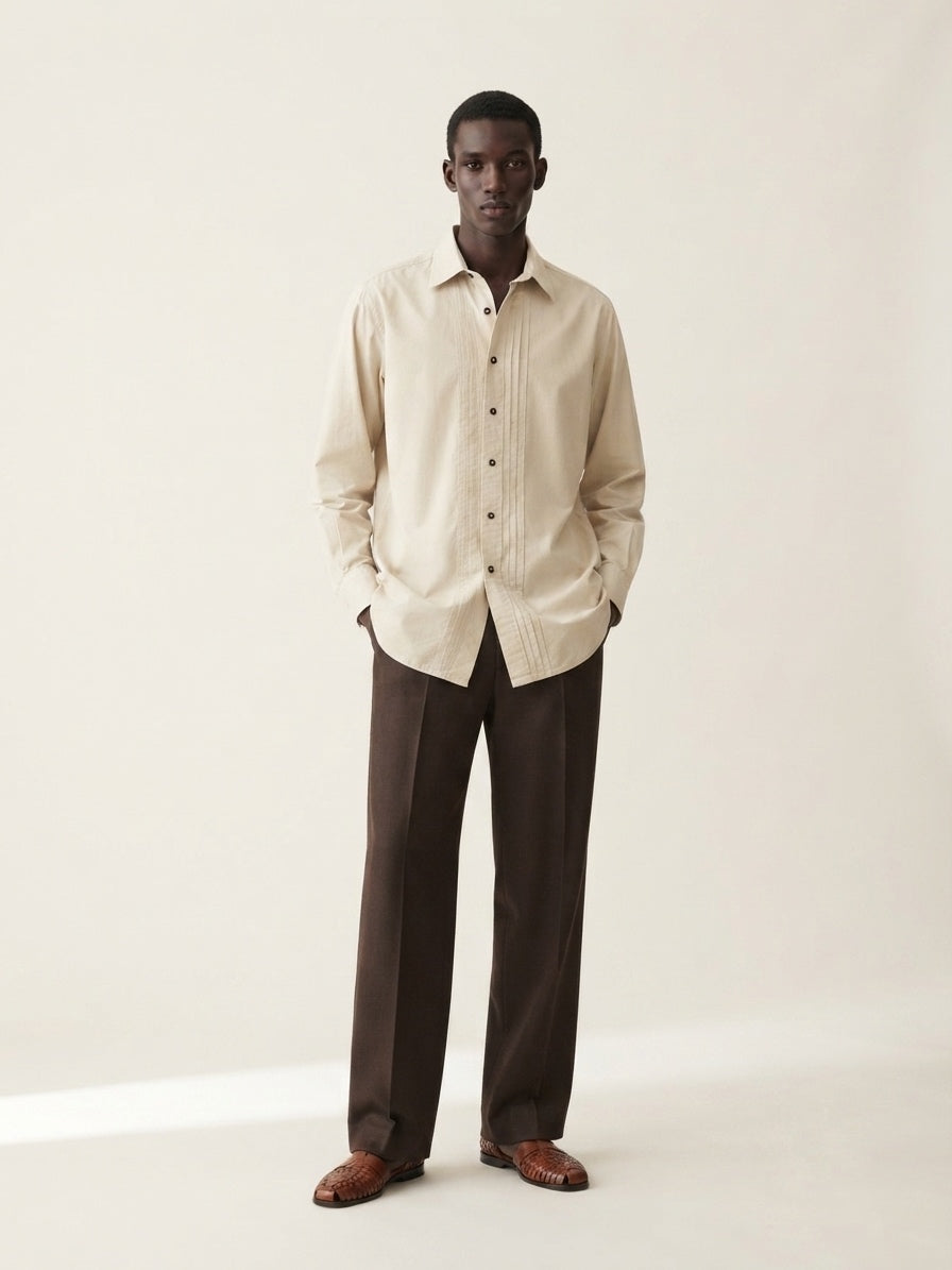 Sand Beige Overshirt