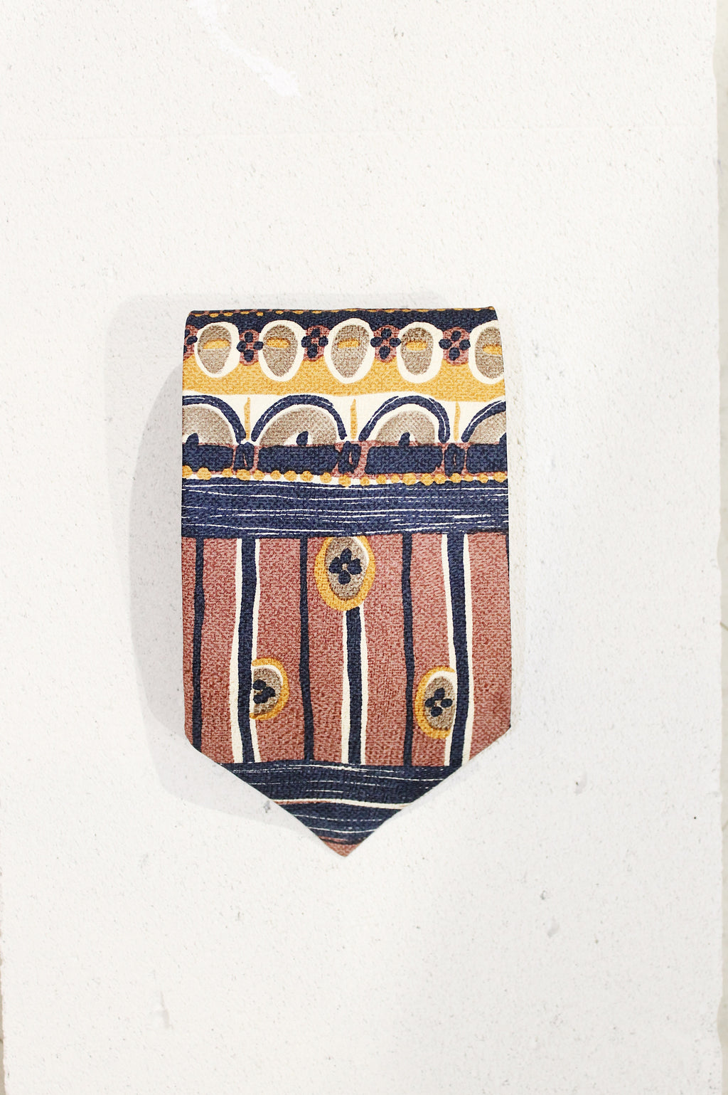 GEOMETRIC SILK TIE