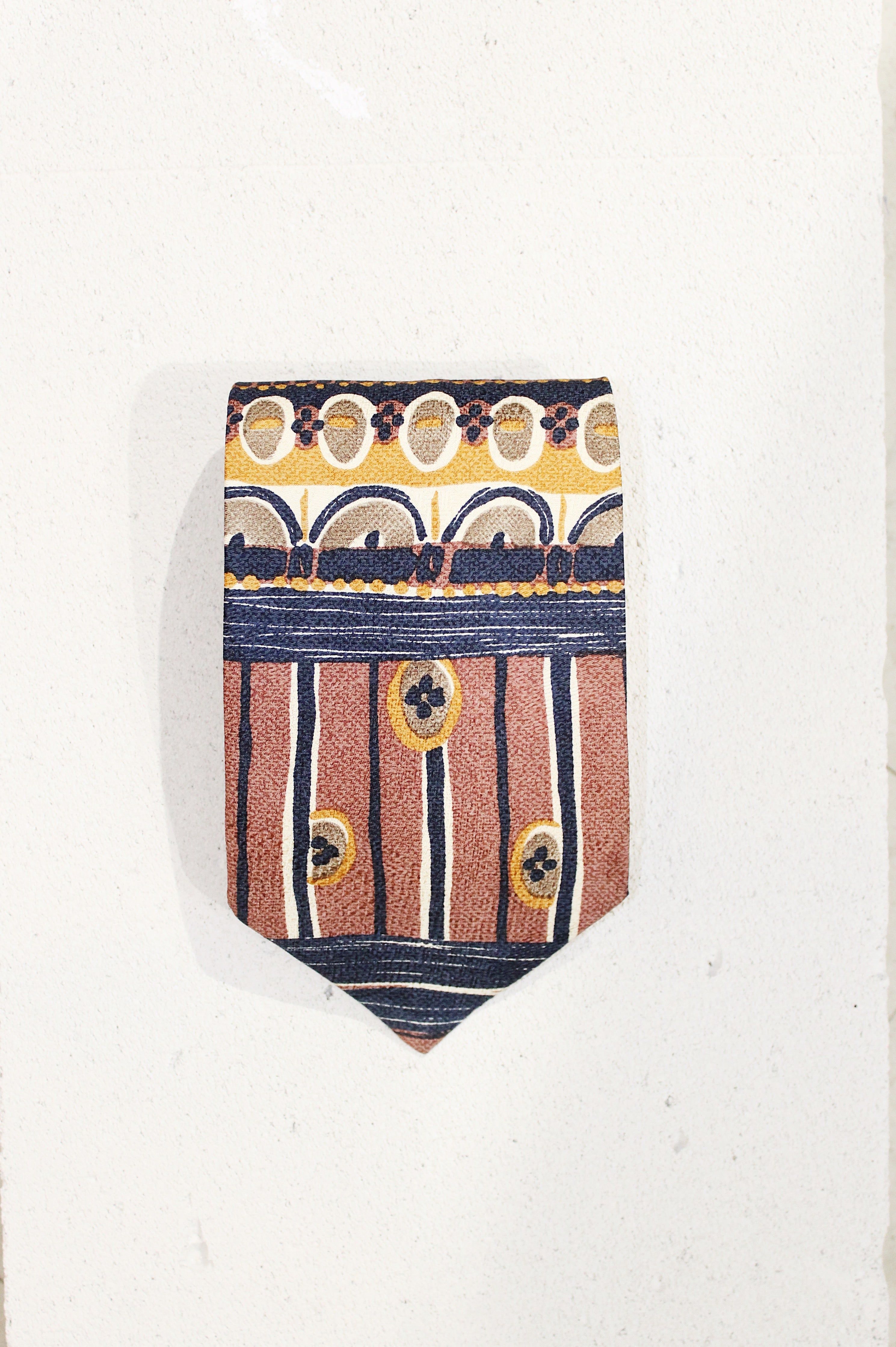 GEOMETRIC SILK TIE