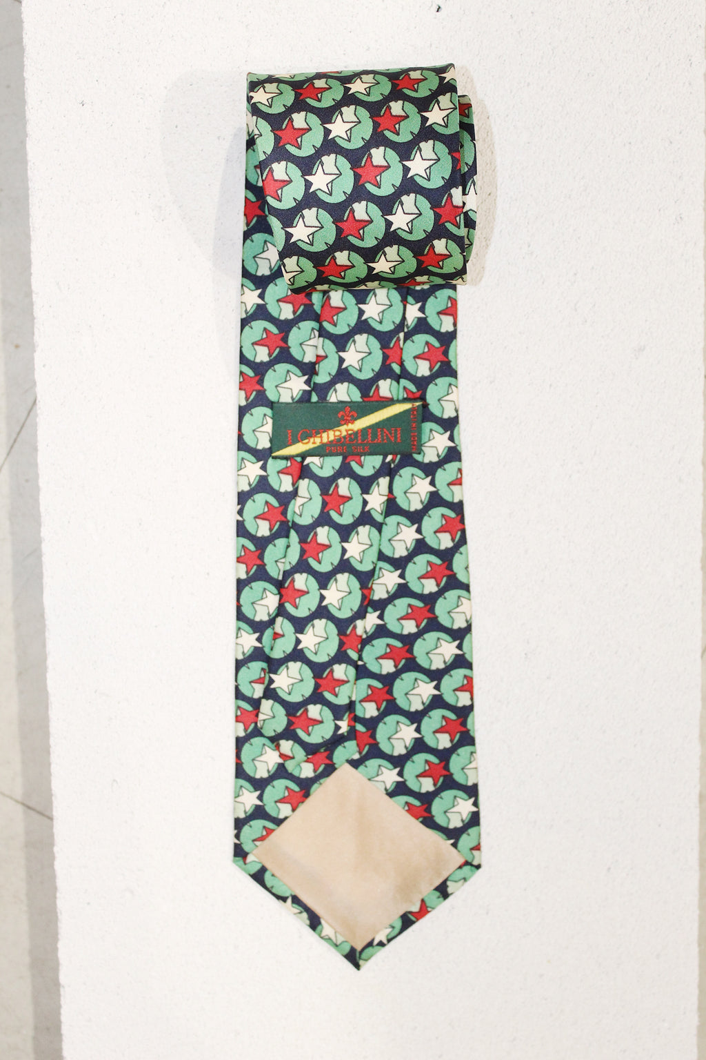 GEOMETRIC SILK TIE