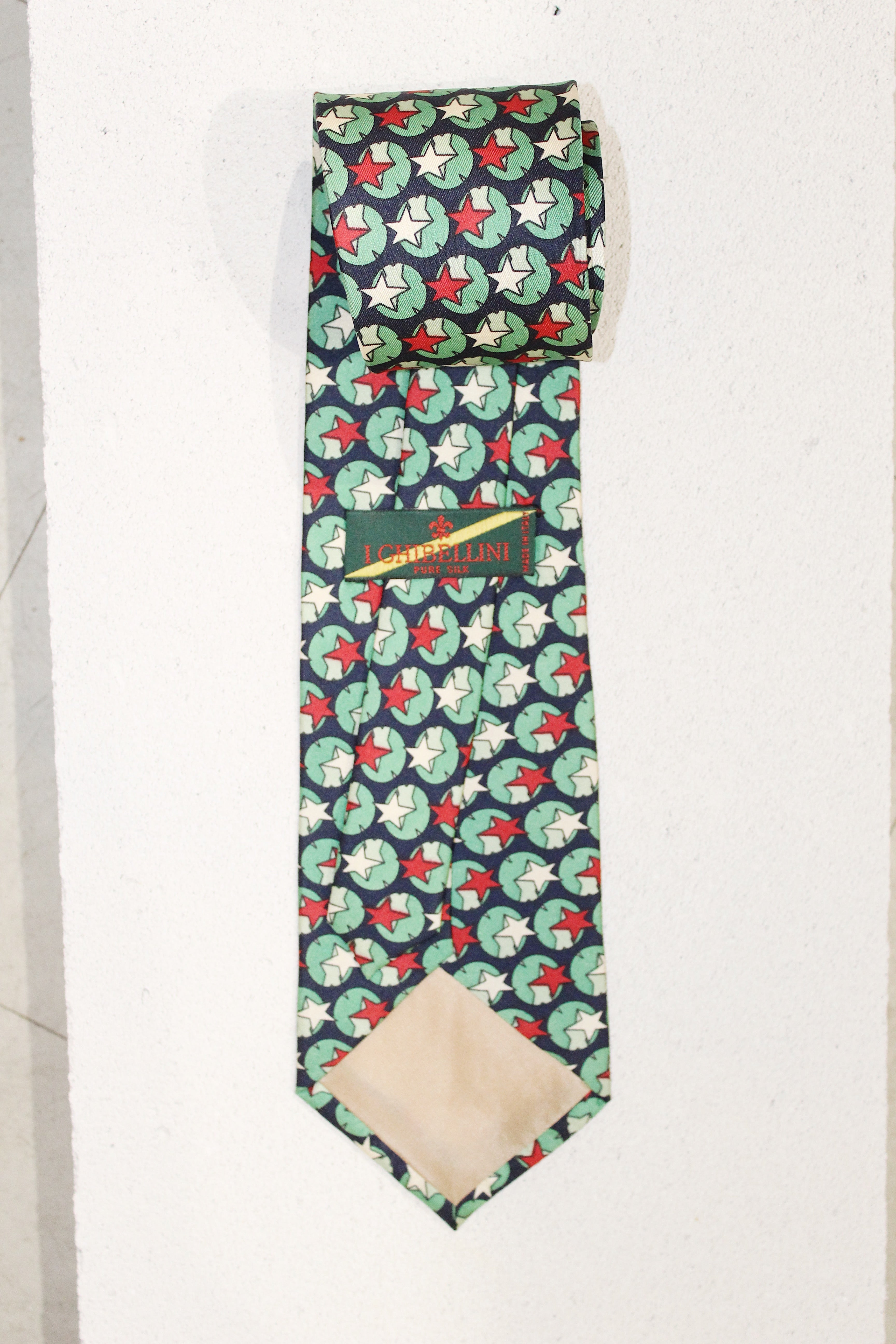 GEOMETRIC SILK TIE