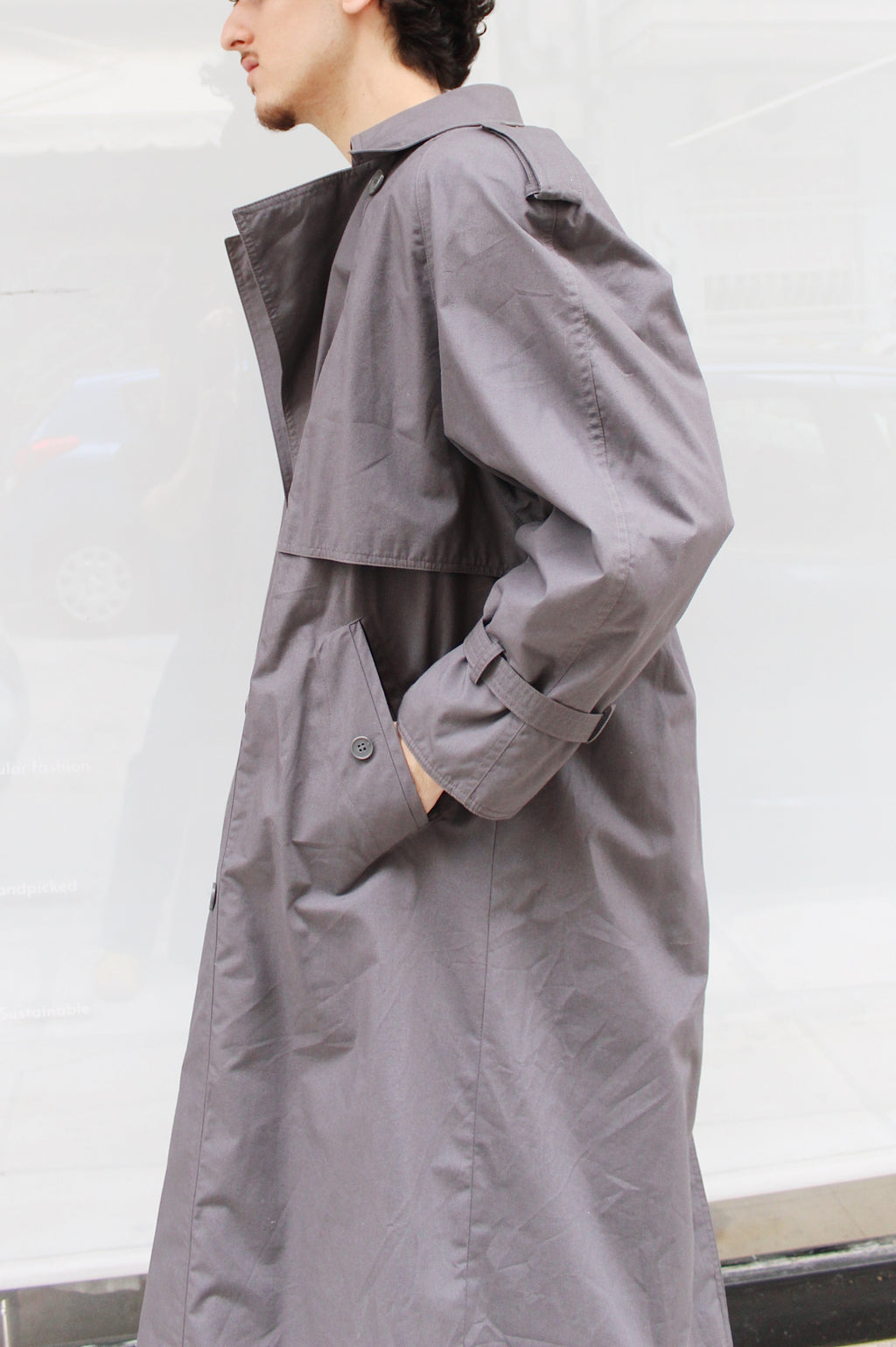 Gray Trench Coat