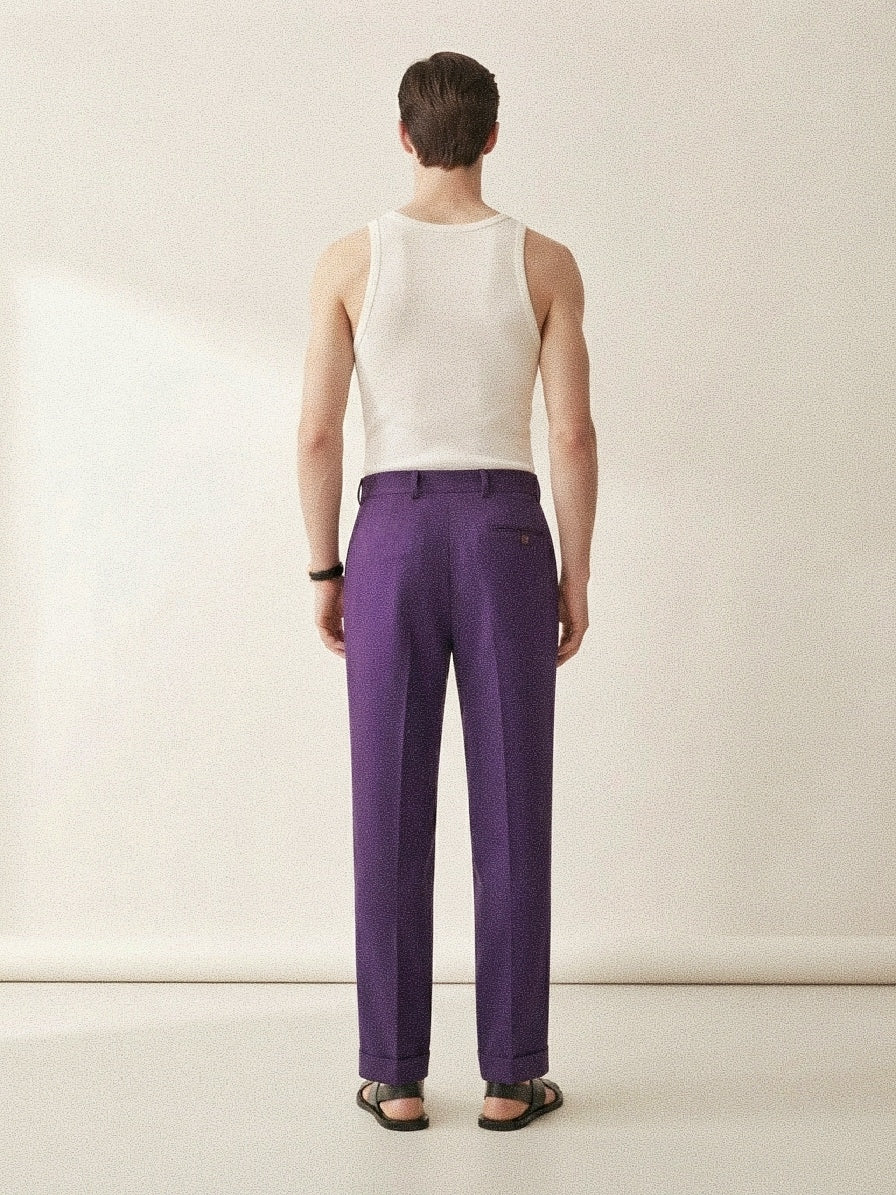 Deep Purple Pleated