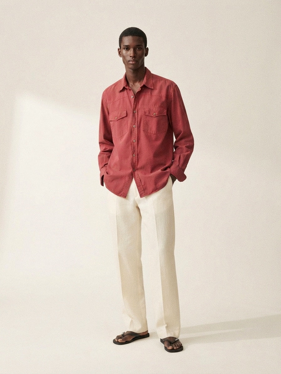 Tomato Red Long Sleeve