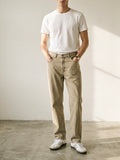 Straight Fit Washed Jeans