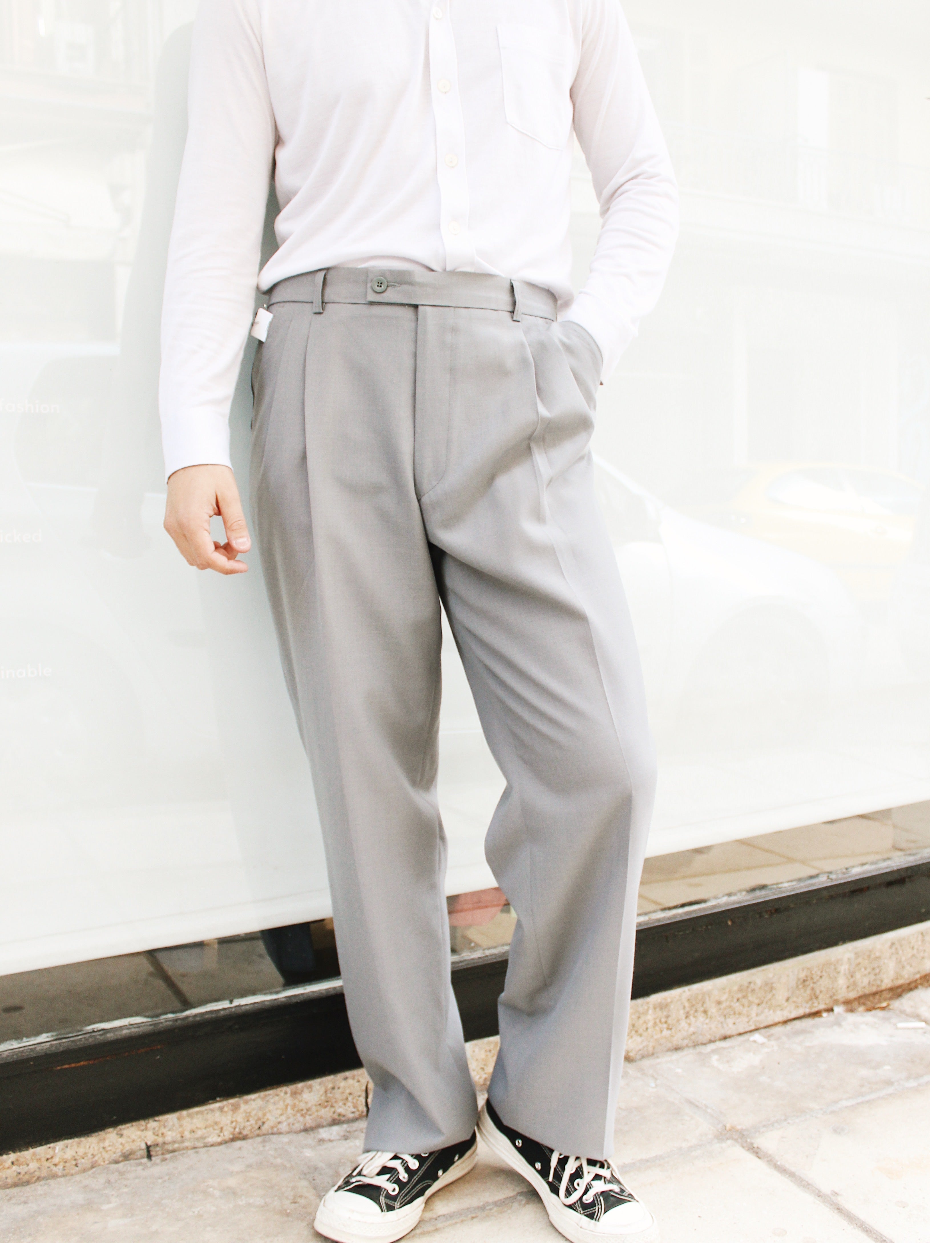 GRAY OFFICE PANTS