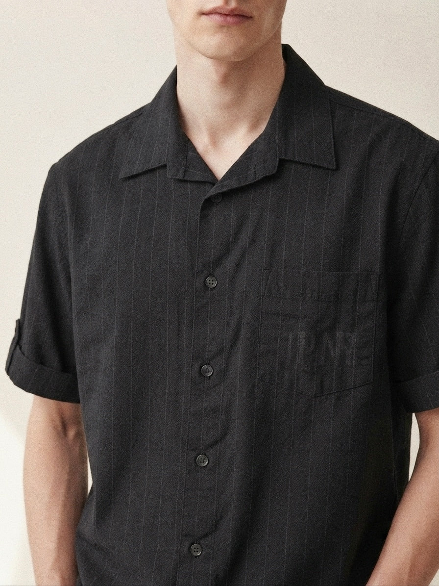 Midnight Black Striped