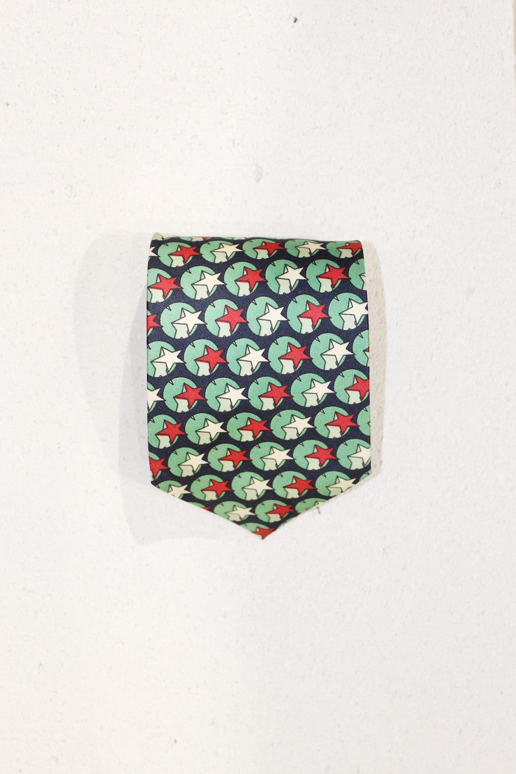 GEOMETRIC SILK TIE
