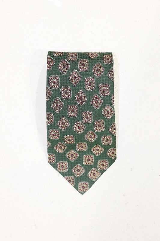 GEOMETRIC SILK TIE
