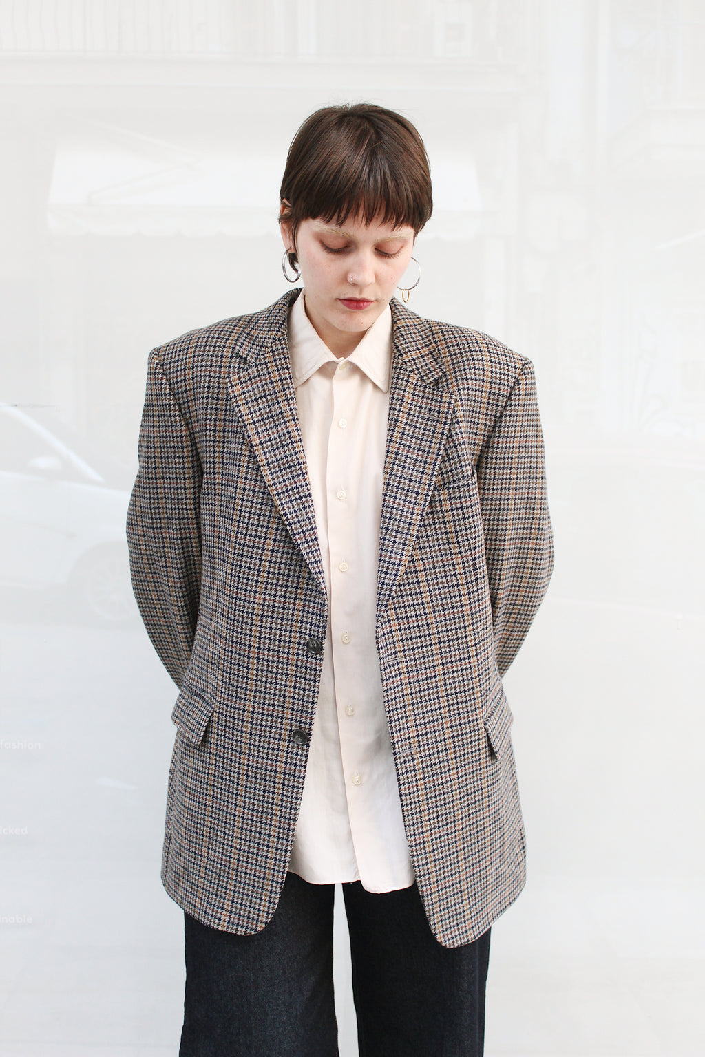 Ckeckered Blazer