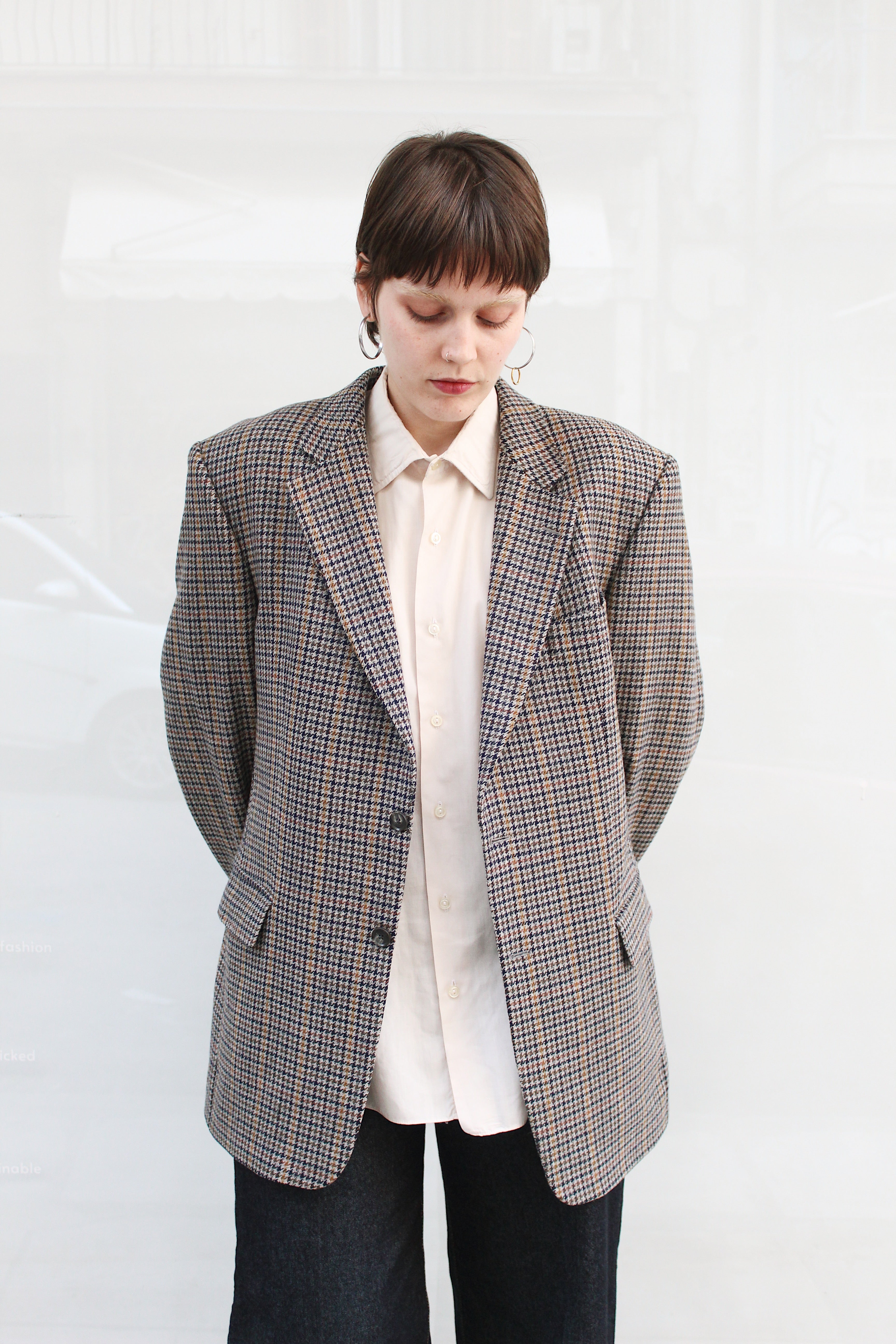 Ckeckered Blazer