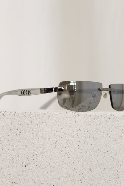 1990's Square Blue Sunnies