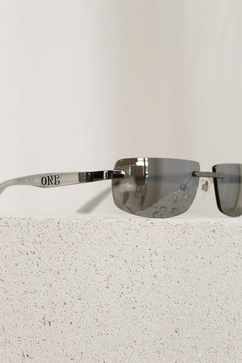 1990's Square Blue Sunnies