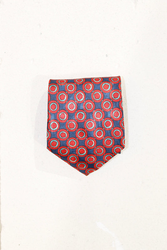 GEOMETRIC SILK TIE