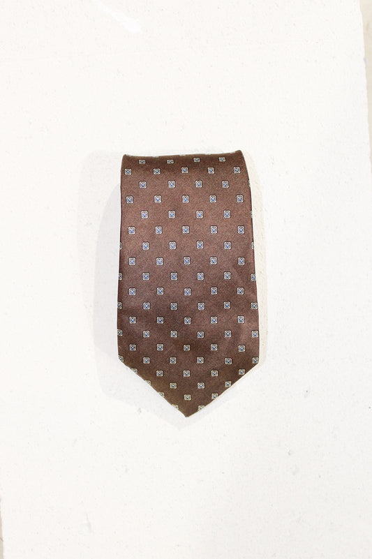 GEOMETRIC SILK TIE
