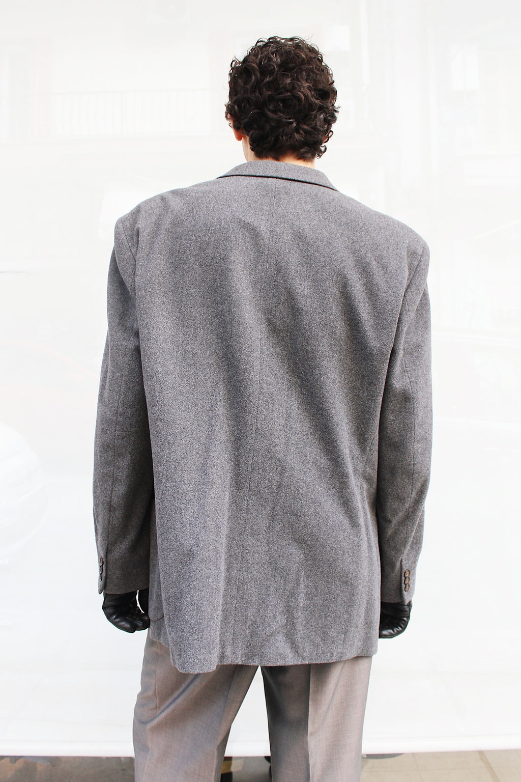 Gray Wool Blazer