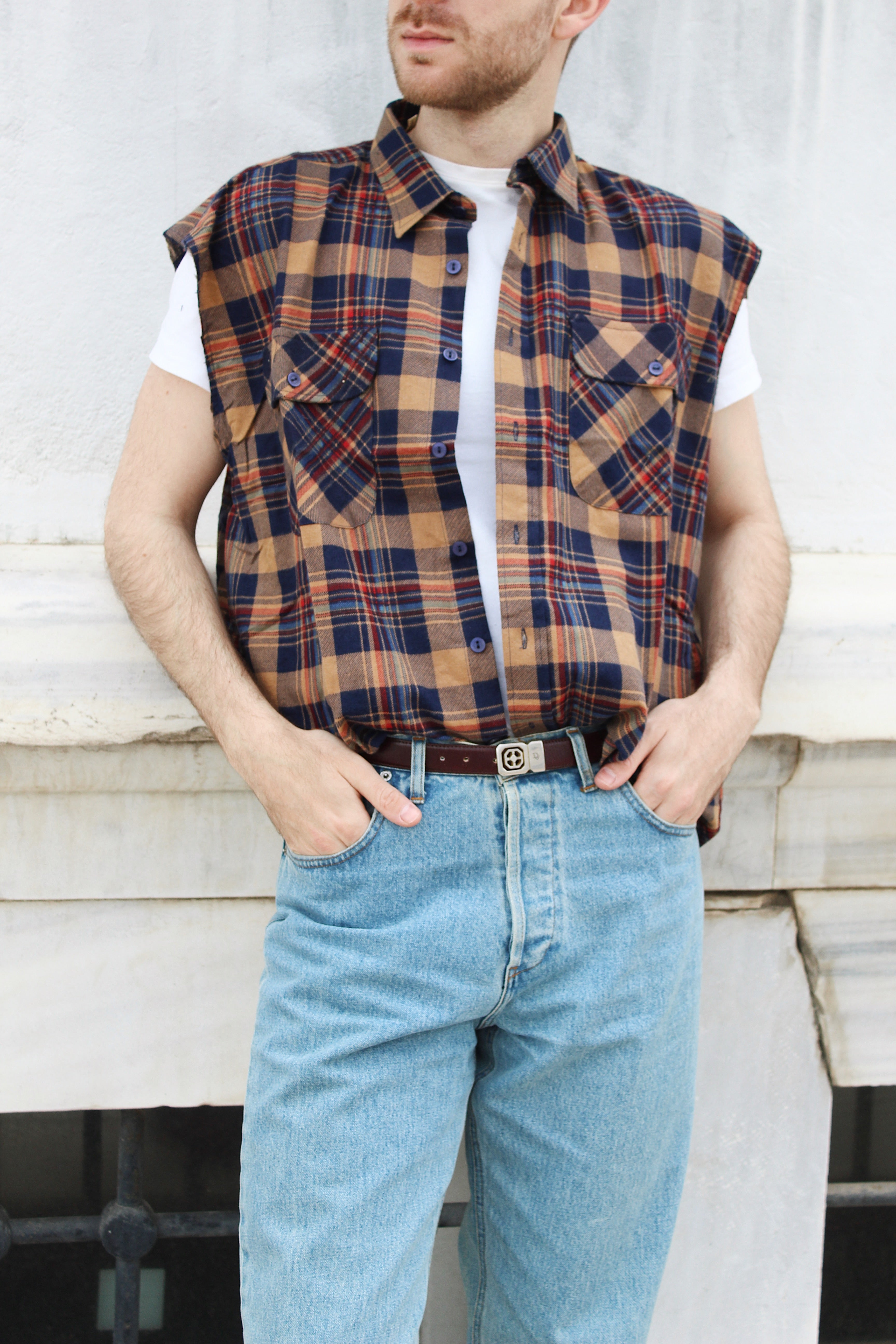 Reworked Cropped Vest