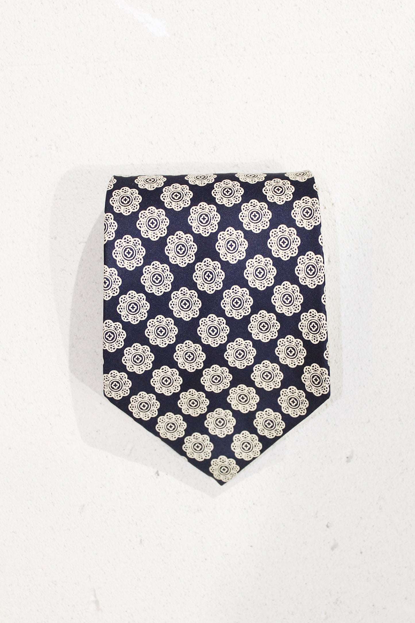 GEOMETRIC SILK TIE