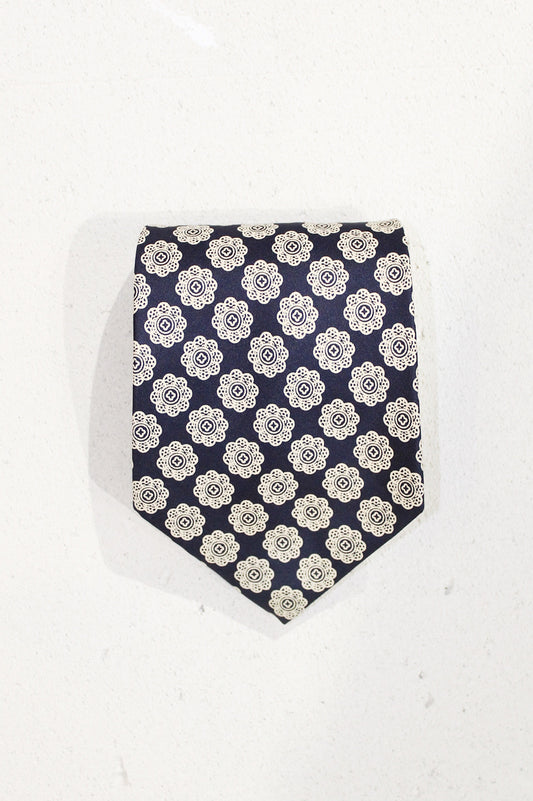 GEOMETRIC SILK TIE