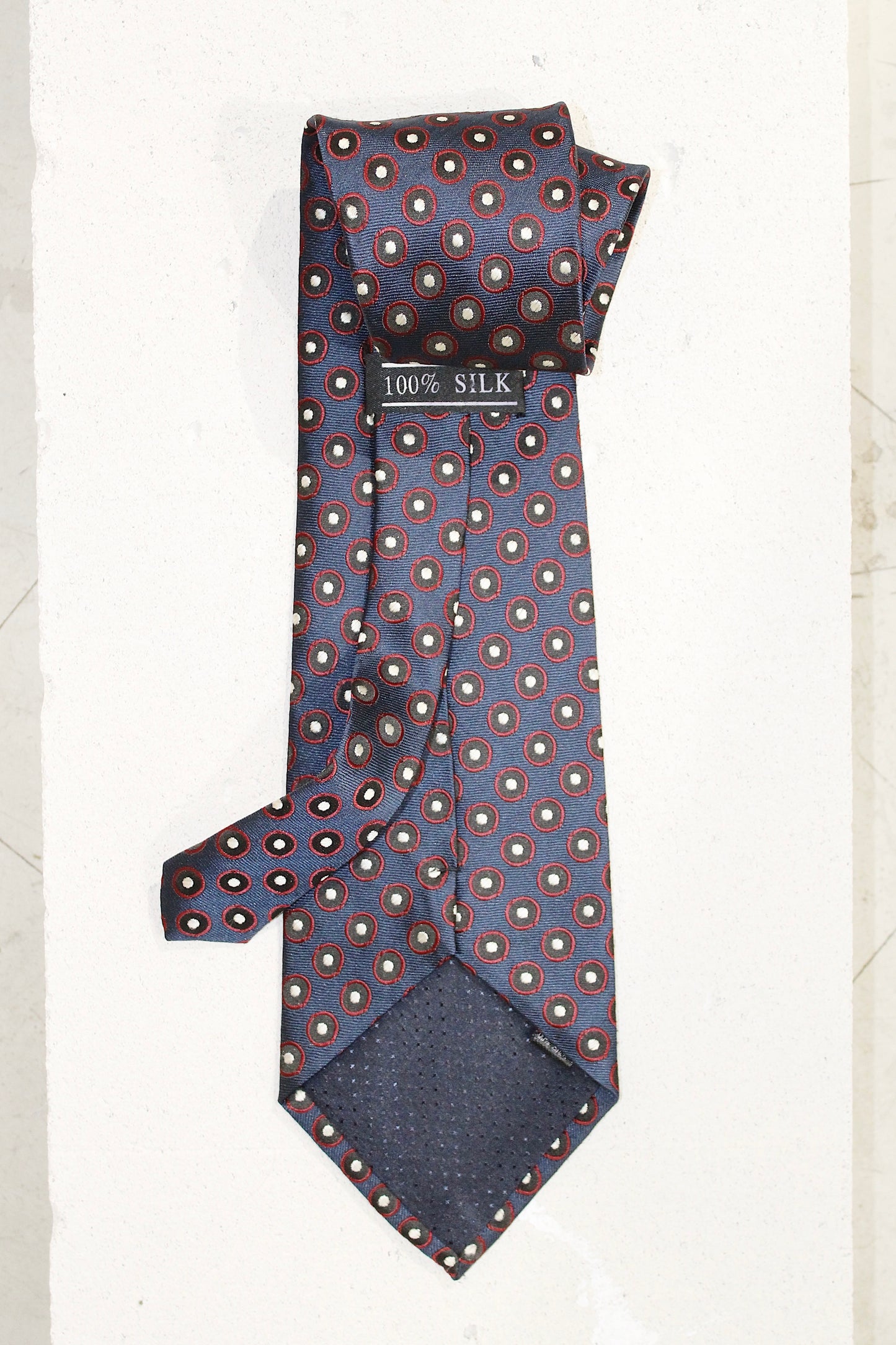 GEOMETRIC SILK TIE
