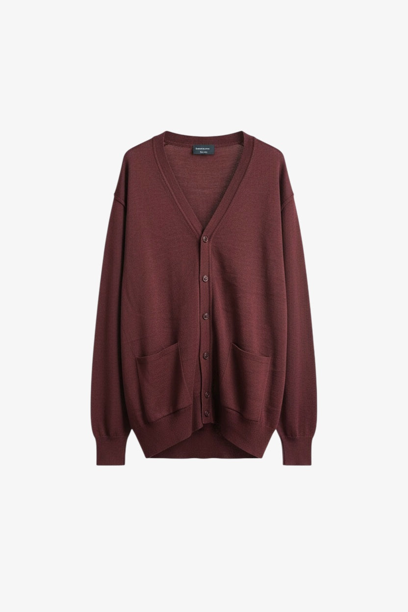 Burgundy Cardigan