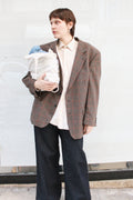 Ckeckered Blazer