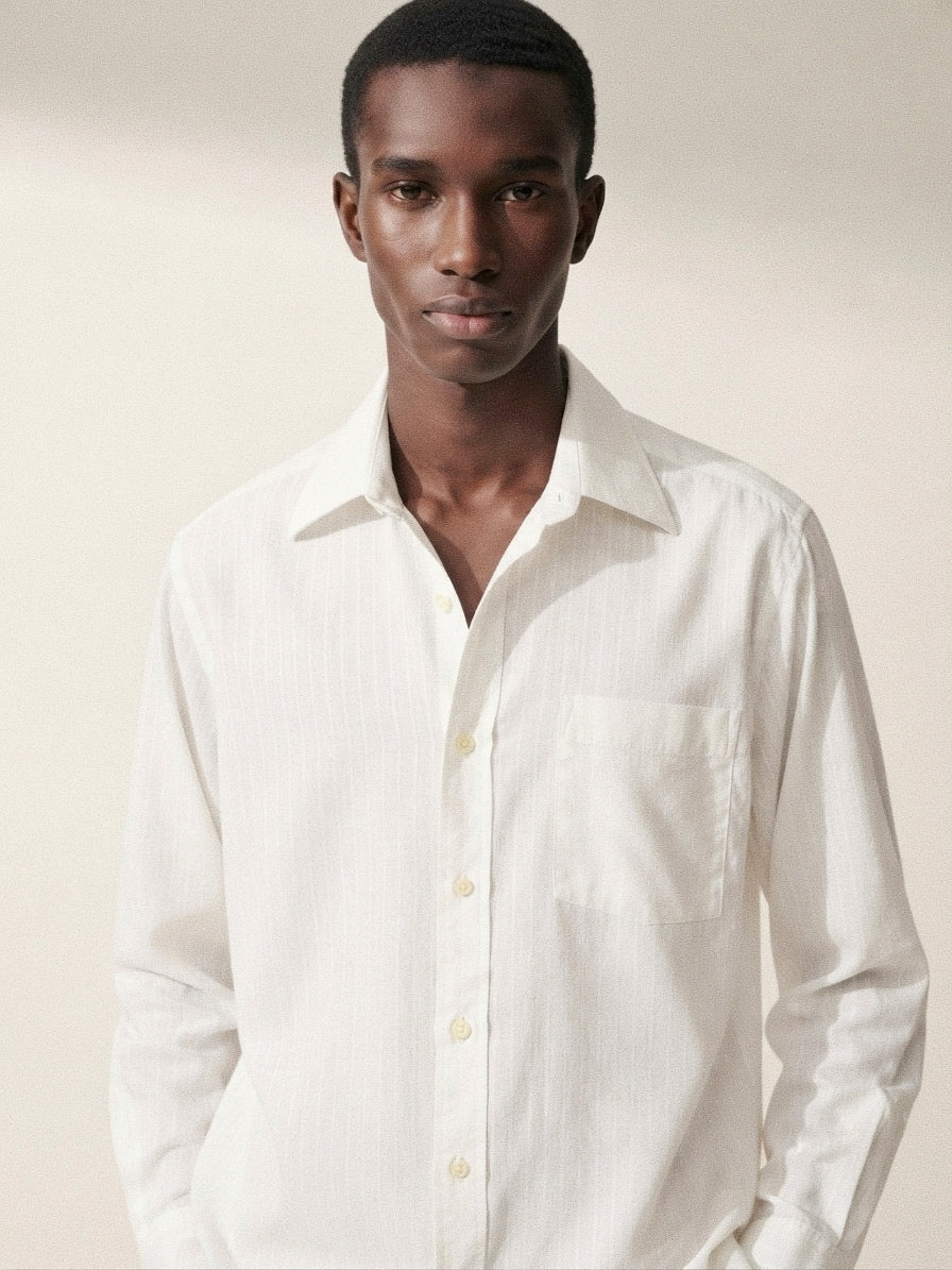 White Striped Long Sleeve