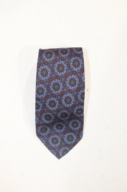 GEOMETRIC SILK TIE