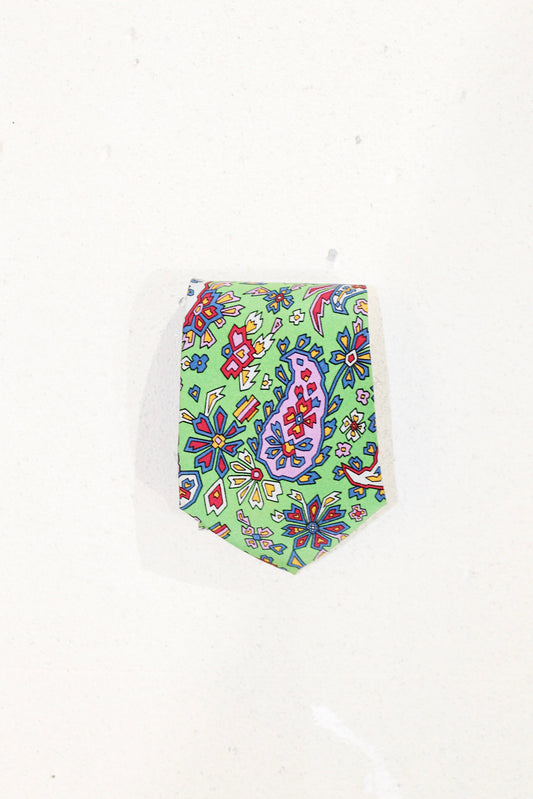 GEOMETRIC SILK TIE